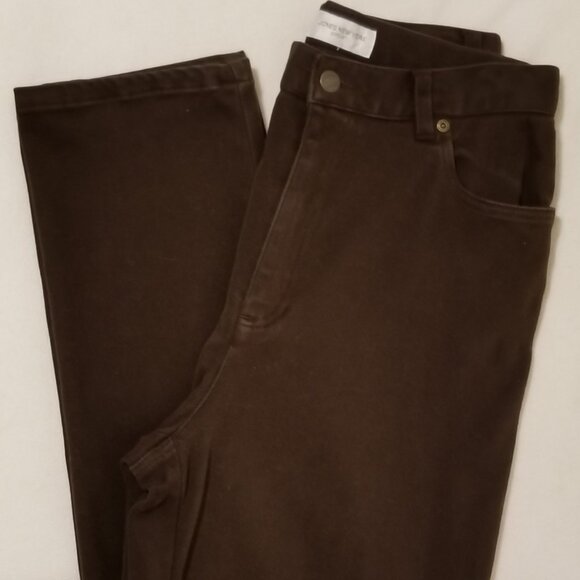 Vintage Jones NY Brown Jeans. Resembles “Suede” Cloth size 10 - Picture 2 of 14